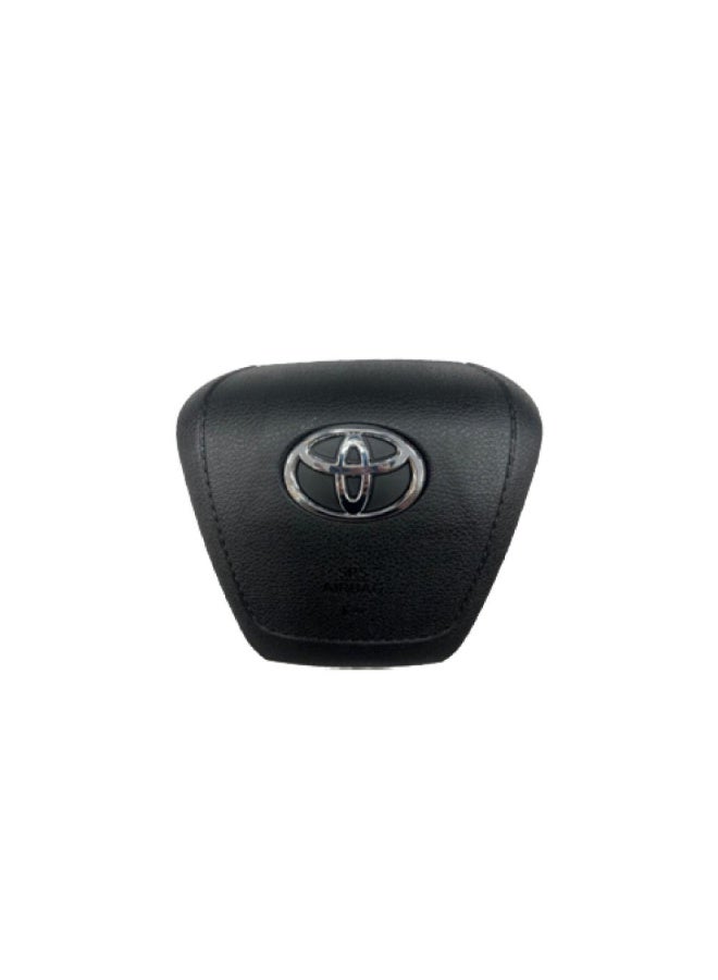 Toyota Land Cruiser Airbag Cover Black with Toyota Logo 2016 2021 Car Interior Accessory