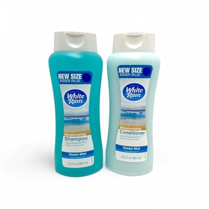 White Rain Ocean Mist Moisturizing Shampoo and Conditioner Set, 22.5 fl oz Each.