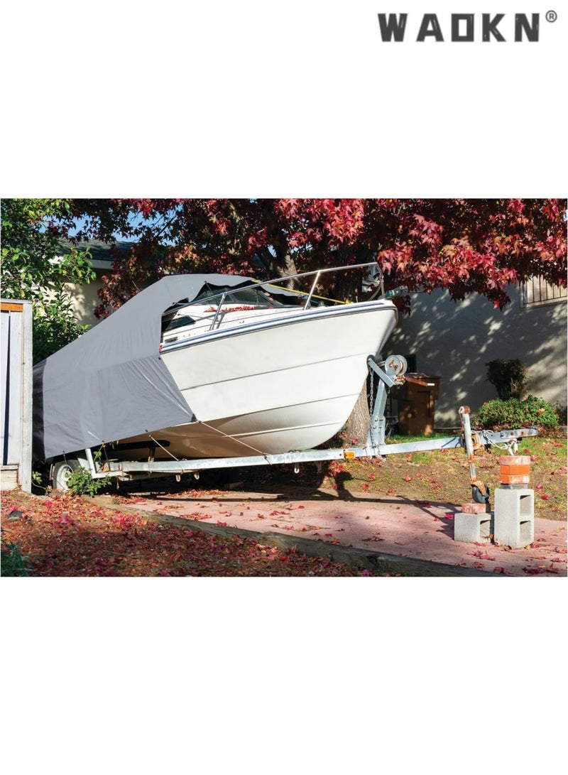 WAOKN Extended Coverage Performance Tool (2*3M) Super-Sized Tarp Cover - Blue Waterproof & Durable for Tarpaulin, Canopy Tents, Boats, RVs, & Pool Protection - Image 5