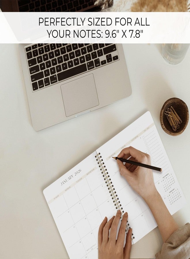 ZICOTO Beautiful 2026-2027 Monthly Planner - To Do List Notebook That Easily Organizes Your Tasks to Boost Productivity - Runs From January 2026 Until December 2027 - Image 4