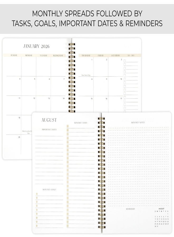 ZICOTO Beautiful 2026-2027 Monthly Planner - To Do List Notebook That Easily Organizes Your Tasks to Boost Productivity - Runs From January 2026 Until December 2027 - Image 3