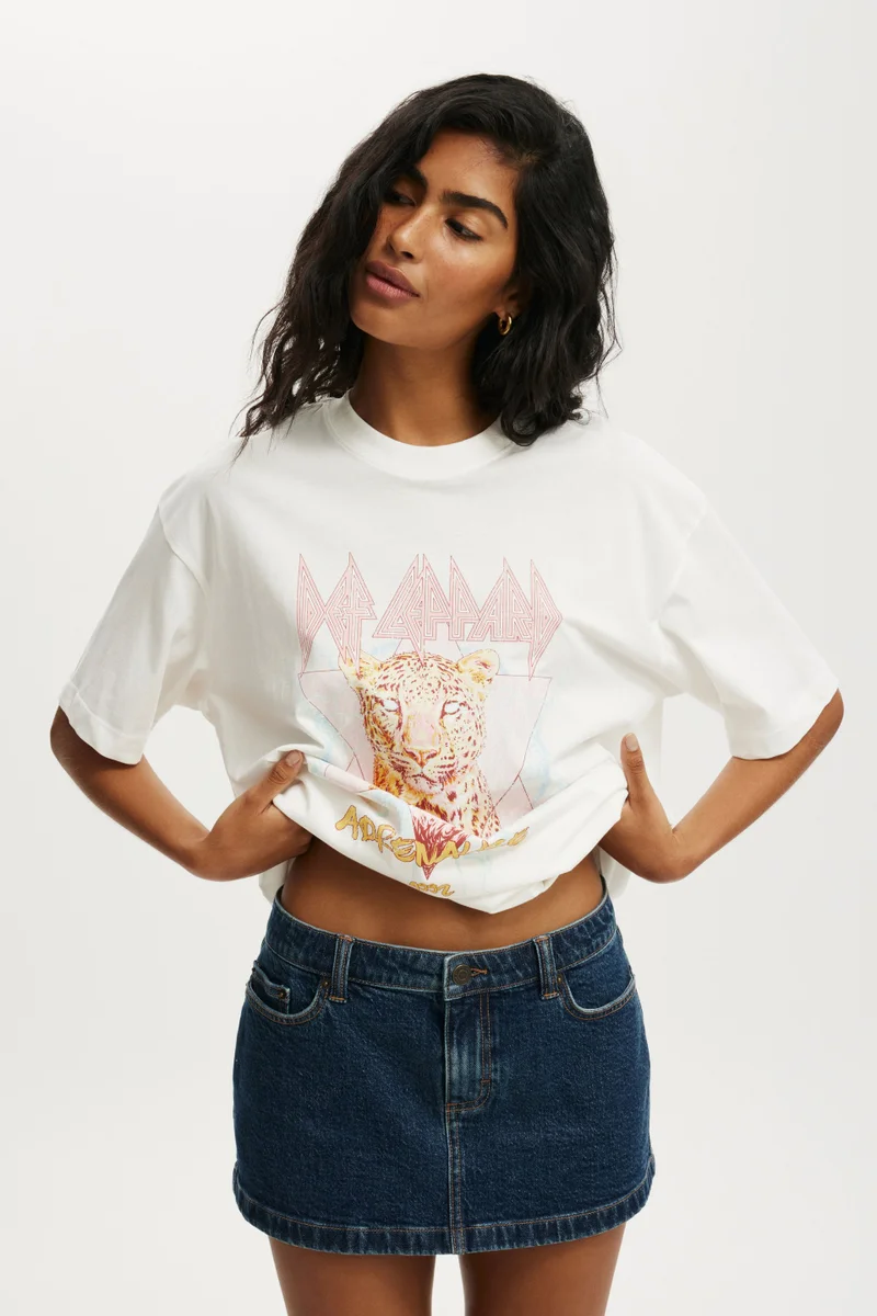 Cotton On The Lcn Music Boxy Graphic Tee