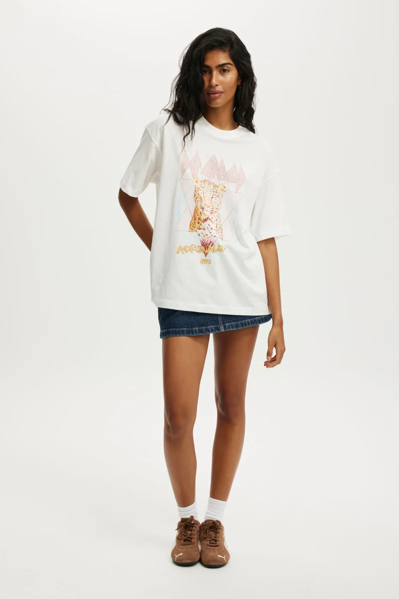 Cotton On The Lcn Music Boxy Graphic Tee