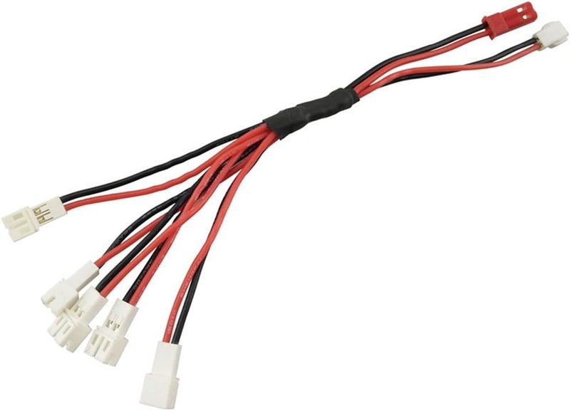 klarako كابل شحن متصل ببطارية ليثيوم بوليمر 3.7 فولت مع كابل USB 2.0 لملحقات الطائرات المسيرة RC - Image 4