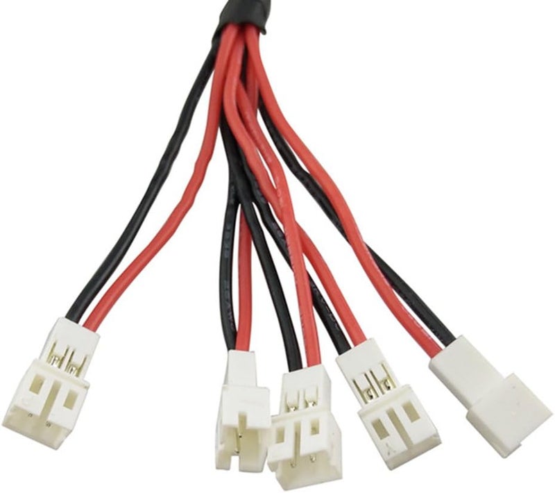 klarako كابل شحن متصل ببطارية ليثيوم بوليمر 3.7 فولت مع كابل USB 2.0 لملحقات الطائرات المسيرة RC - Image 2