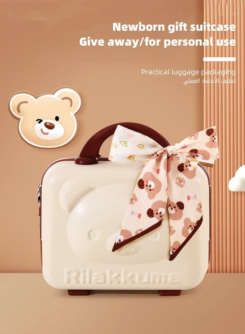 MIXDE 24PCS Newborn Baby Gifts Set, Newborn Layette Gift Set, Baby Clothes Accessories Set for Boys and Girls, Premium Cotton, Perfect Gift Box with Beautifully Suitcase for Spring Summer Autumn Winter - Image 4