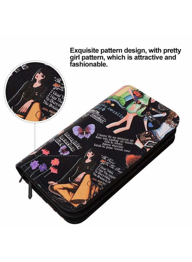 Antilog Hair Scissors Pouch,Waterproof Hairdressing Tools Storage Bag Hair Salon Scissors Comb Barber Tool Case Pouch - Image 5