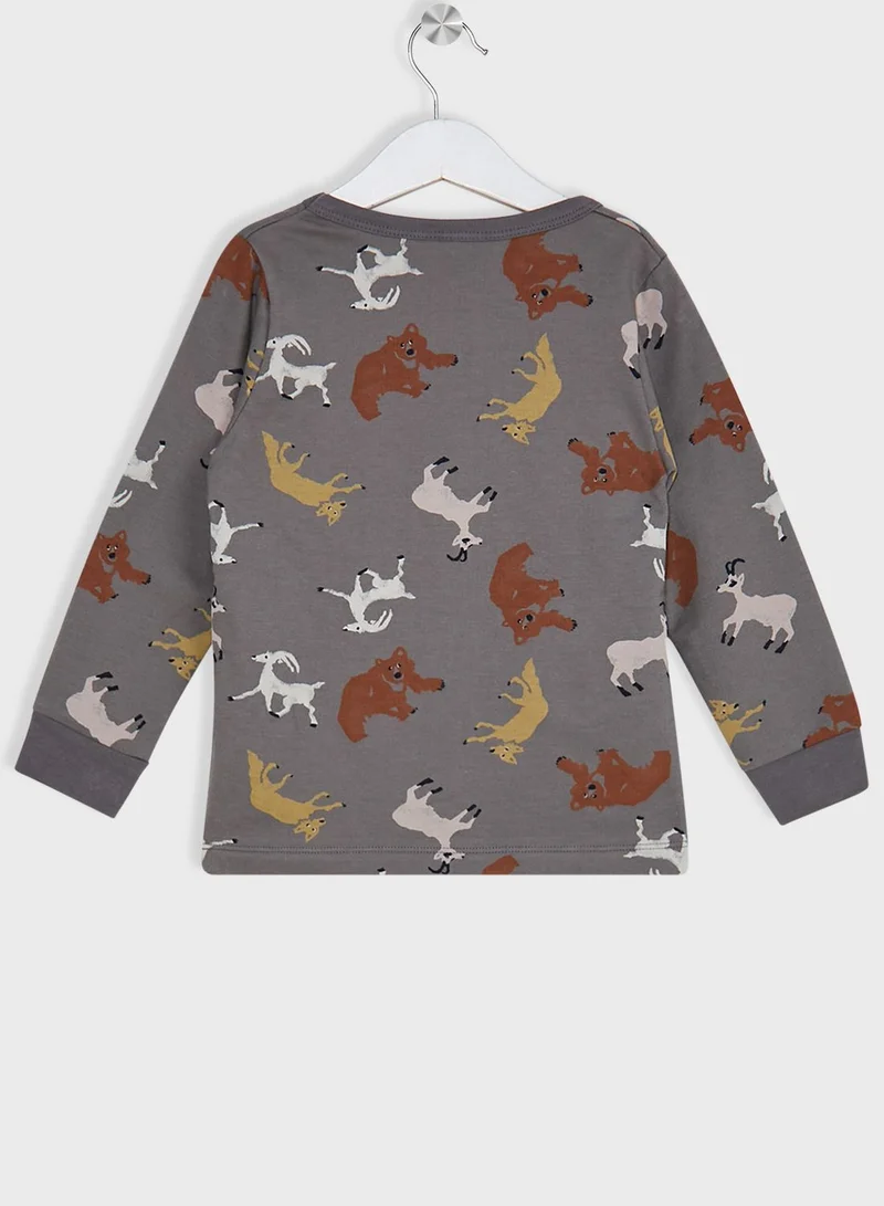 Petit Bateau Kids Printed Pyjama Set