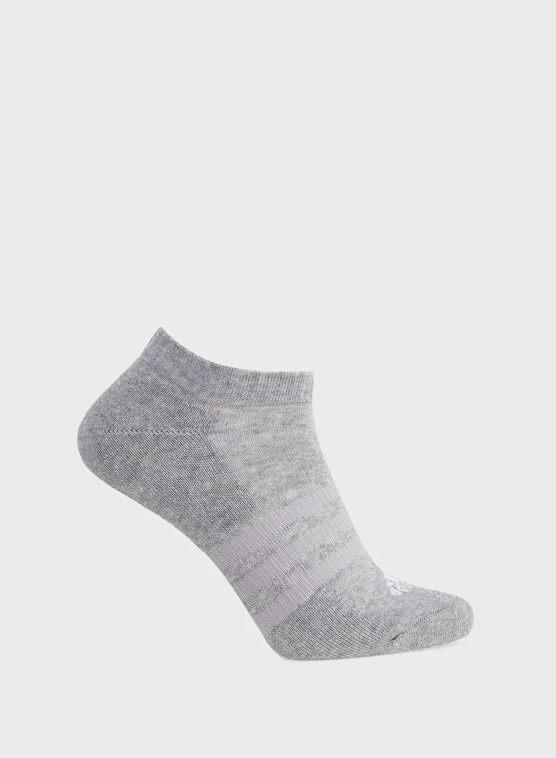 Adidas C Spw Low 3P Grey Training Socks For Unisex 10K - 11.5K