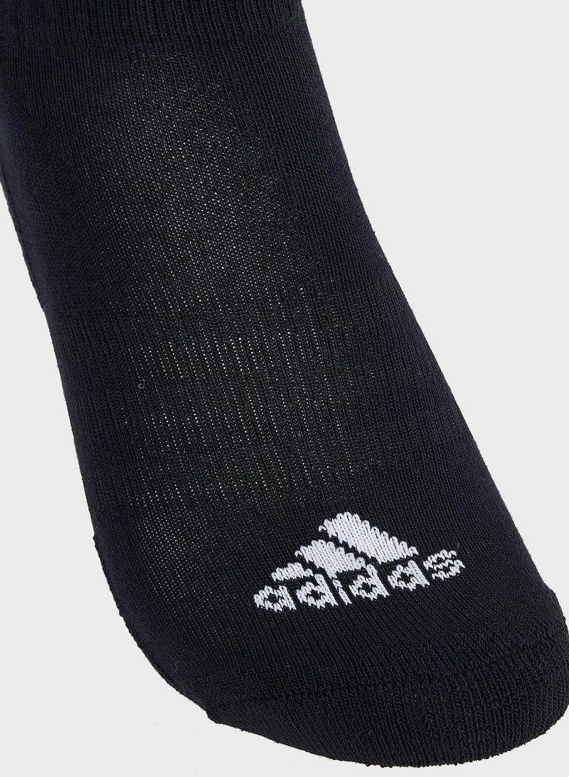 adidas جوارب تدريب رمادية منخفضة   بثلاث قطع للجنسين مقاس  - . - Image 5