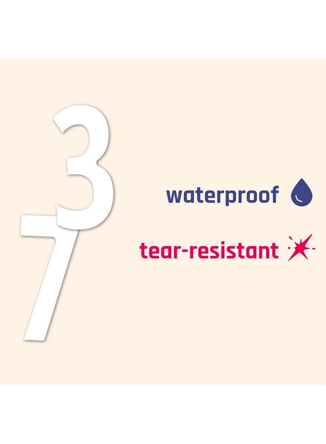 TownStix 200 Pieces 3" Number Stickers Waterproof Vinyl Stick On Numbers White - Image 4