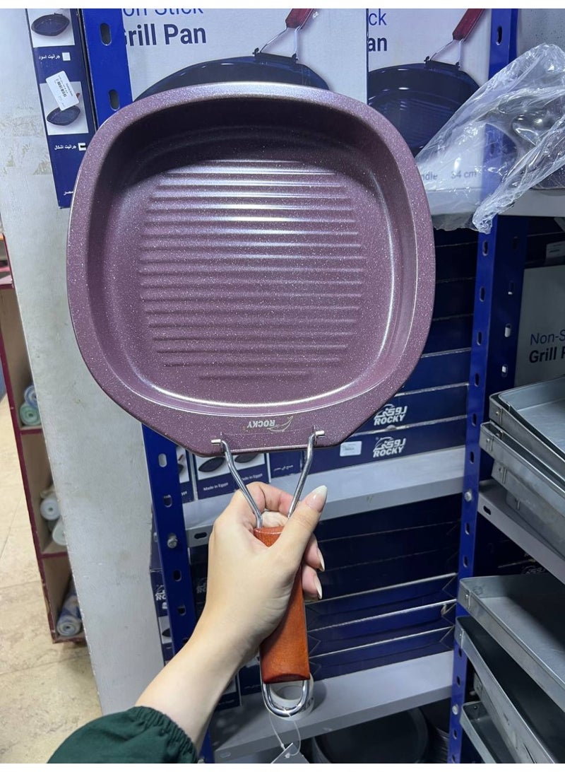 34" Ribbed Grill with Moving Handle - Image 1