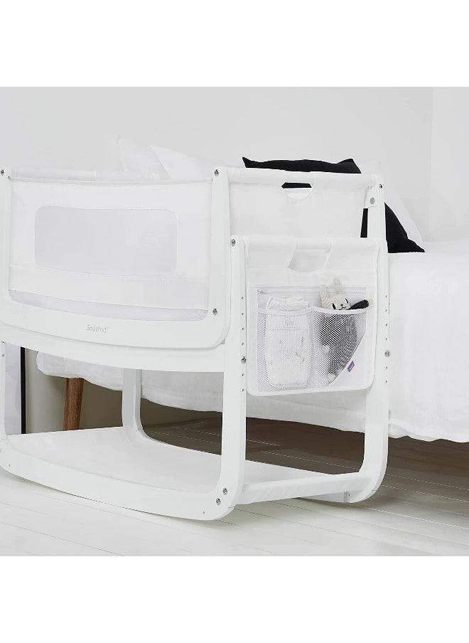 Snuz - Pod 4 Storage Pocket, Multiple Pockets, Canvas Fabric, Hand Washable, Dimension 36Cm X 40Cm - White - Image 1