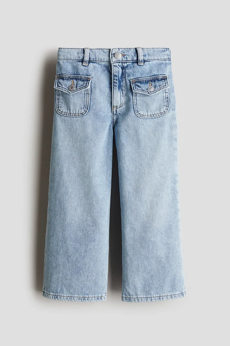 H&M Loose Fit Wide Leg Jeans