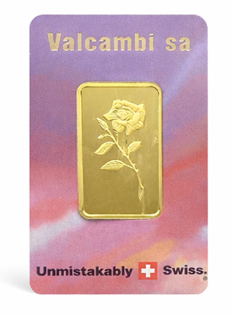 valcambi Guru Jewellers Valcambi Suisse 24K Gold Bar 5g 999.9 Purity Swiss Design - Image 1