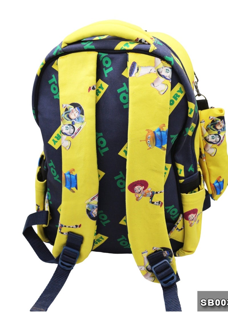 Gharibo Bags School backpack with lunch bag Size 17 model 32 Toy Story  - Image 5