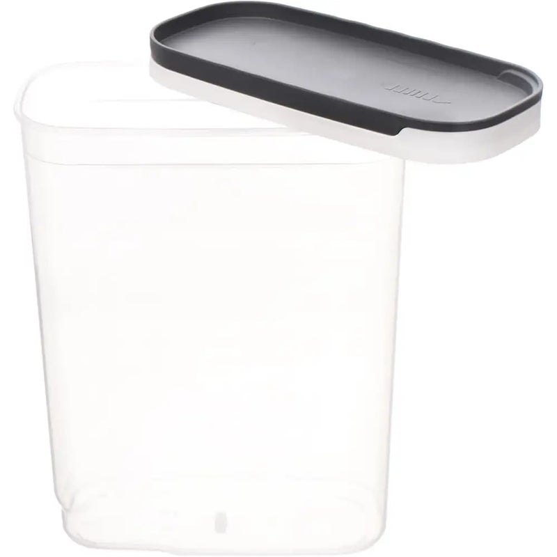 Aksa Slide Food Storage Container Set - 4 Pieces, 1.25L/1.80L/2.70L - Transparent - Image 2