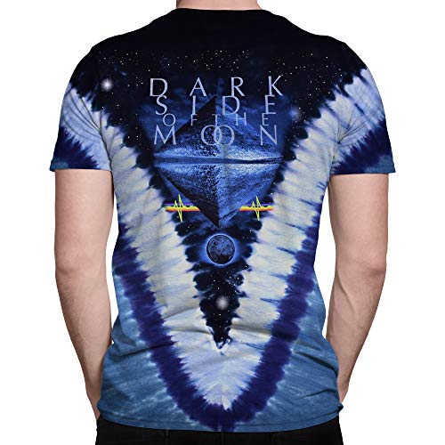 Liquid Blue Men's Pyramid V T-Shirt, Tie Dye, Medium - Image 2