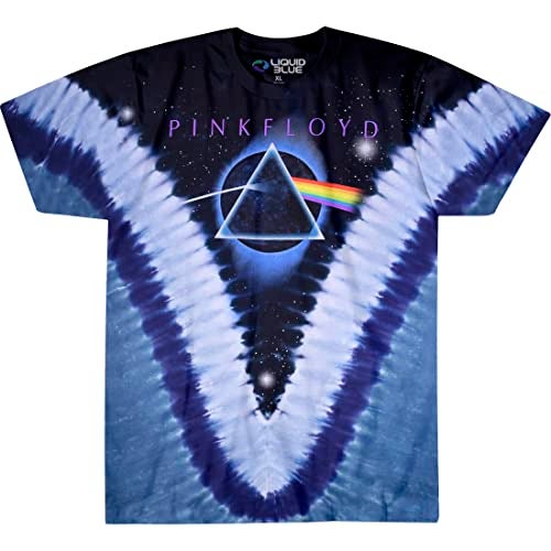 Liquid Blue Men's Pyramid V T-Shirt, Tie Dye, Medium - Image 3