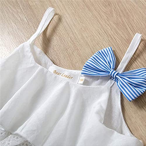 Hipea Toddler Baby Girls Summer Clothes Outfits Ruffle Camisole Spot Dot Tops and Casual Shorts 2-Piece Newborn Girl Clothing Set (Cami, 4-5T) - Image 3