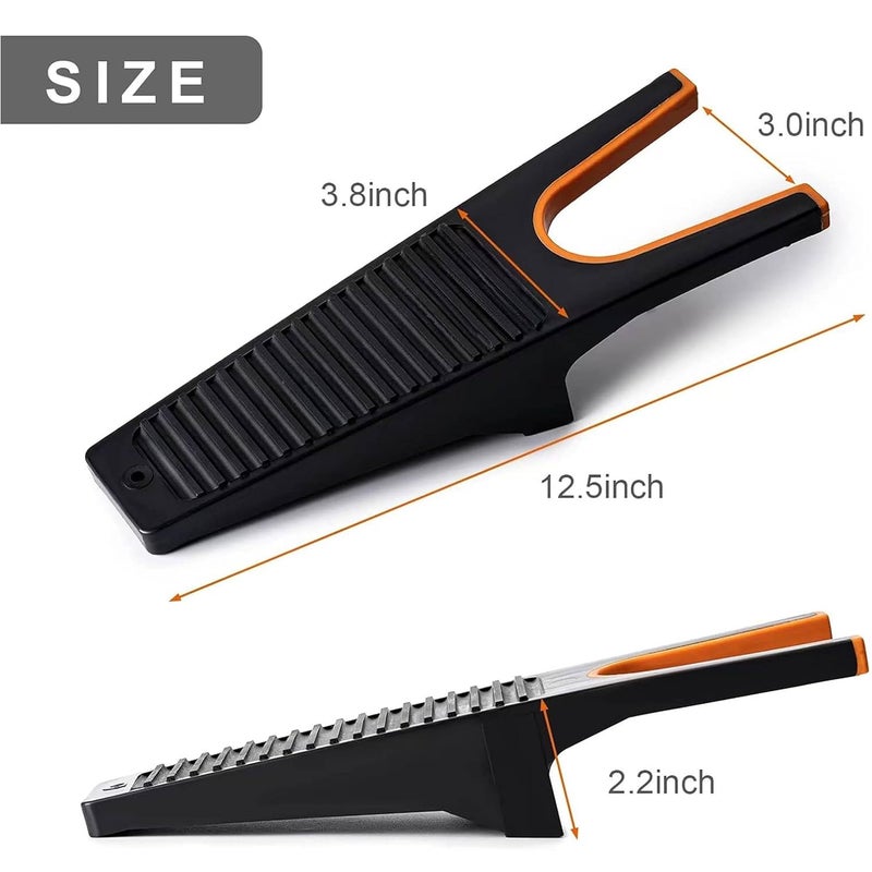 Lify Extra Grip Boot Jack for Shoes - Boot Remover Puller with Scraper Cleaner for Wellingtons, Wellies, Garden Boots, Riding Boots - Durable & Weatherproof Design - 1 Piece Black - Image 2