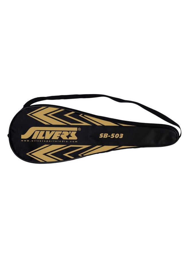 Silvers Silver's Aluminium SB -503 Badminton Kit (2 Racquets with Full Cover, 1 Box Shuttlecock Pack of 3),Blue - Image 4