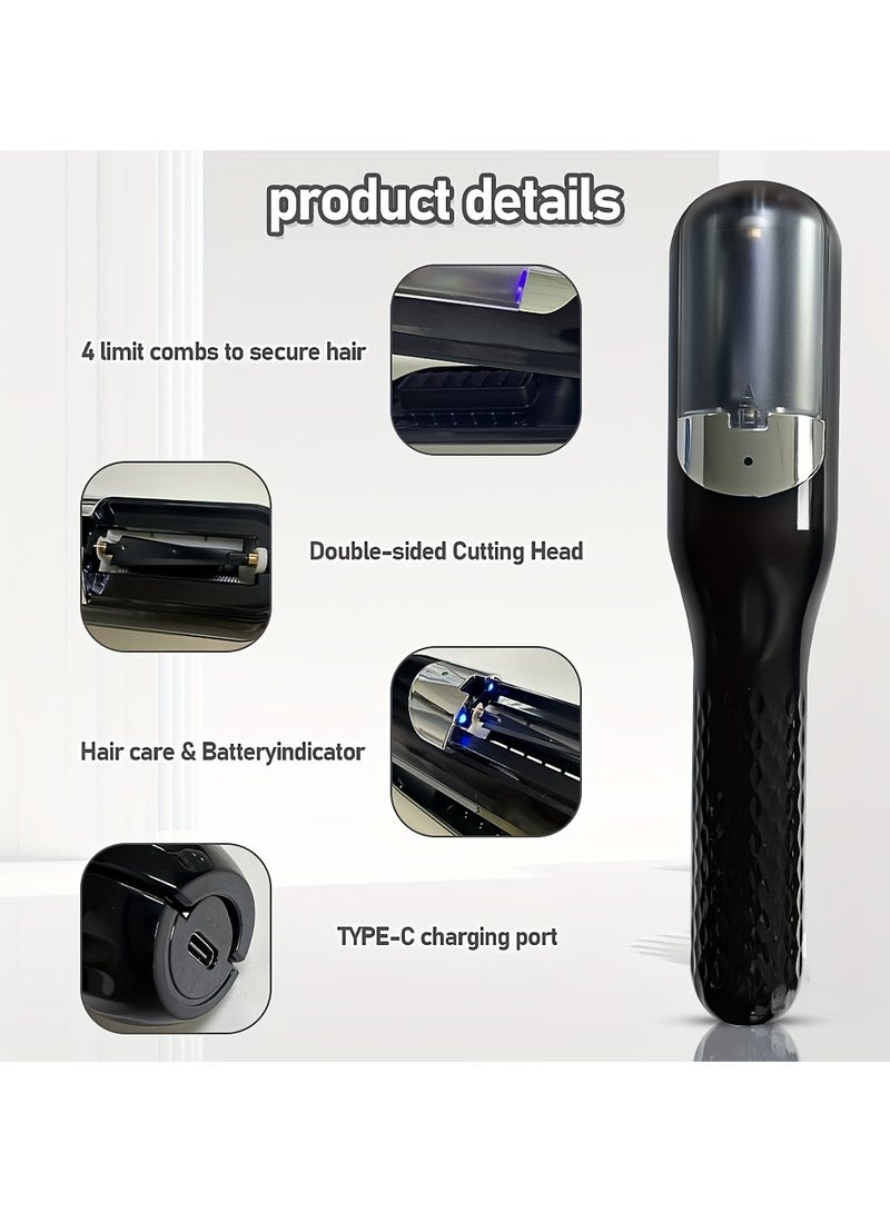 FLYHSO 2 in 1 Hair Straightener Hair Split Ends Trimmer Professional Hair Cutter Smooth End Cutting Clipper Set Bag For Women Ladies - Image 4