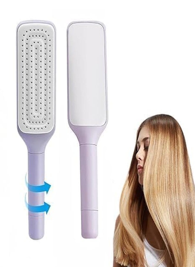 Dadhichi Zone 1 pcs Self-Cleaning Anti-Static Massage Comb, Detangles Wet/Dry Hair, Gentle Scalp Massage, Reduces Frizz, Easy to Clean, Unisex Adult, All Hair Types - Image 1