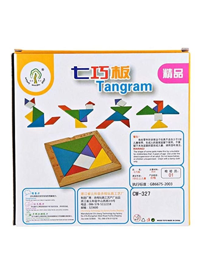 Creative Wooden Tangram Puzzle - Image 2