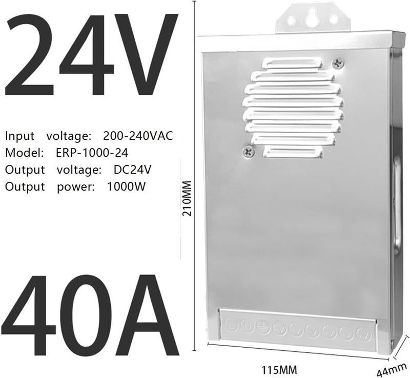 Switching Power Supply FY-400W-12V33A DC LED Light Box 24V Transformer(ERP-1000-24(24V40A)) - Image 2