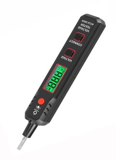 Electric Test Pen AC12-300V Voltage with LCD Display and Live Cable Break Point Detector with Flashlight