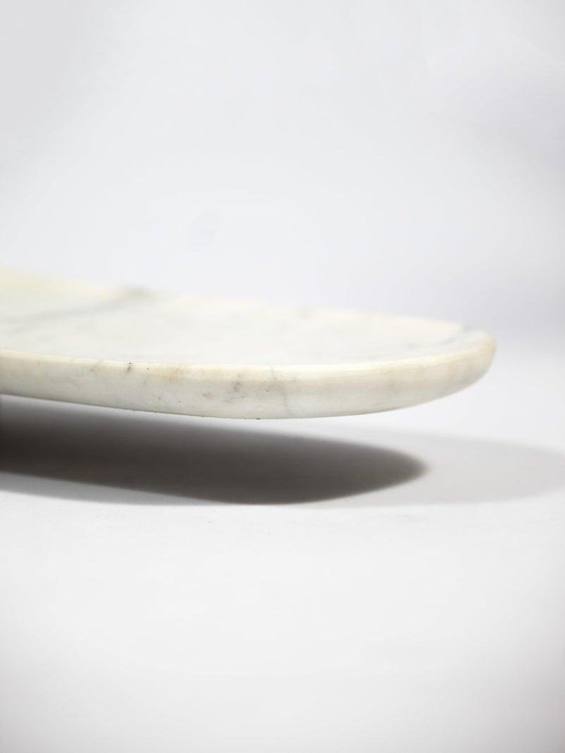 MARBIQUE Handcrafted Indian Marble Tray - Bathroom Vanity Tray, Jewelry Organizer, Decorative Serving Tray for Tea & Coffee | Home Décor & Storage | Elegant Housewarming & Wedding Gift (38×13 cm) - Image 2