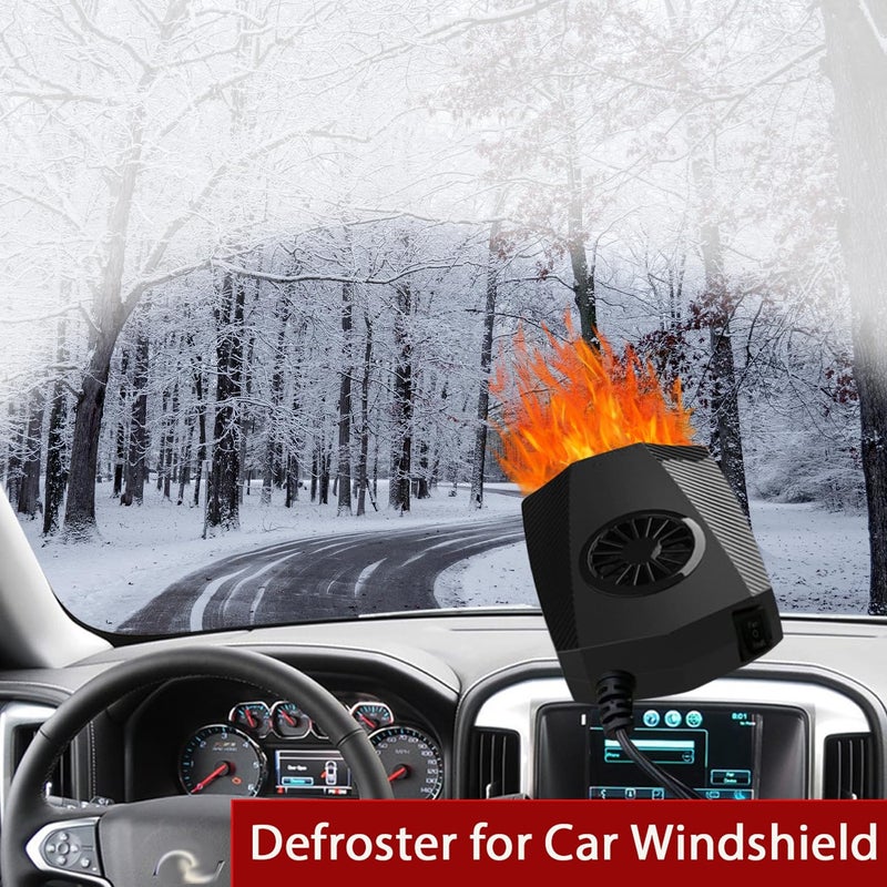 Fidensis 12V Car Heater (Cigarette Lighter Plug) - 360Â° Rotatable Vehicle Heater, 150W Dashboard Car Heater - Image 2