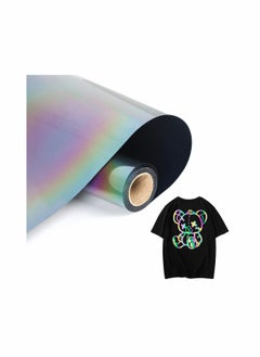 Y&D Reflective Heat Transfer HTV Vinyl Roll 3m DIY T Shirts Decoration Craft Material Garment Film Iron On PU Stretch for Silhouette Easy to Cut  - Image 1