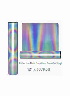 Y&D Reflective Heat Transfer HTV Vinyl Roll 3m DIY T Shirts Decoration Craft Material Garment Film Iron On PU Stretch for Silhouette Easy to Cut  - Image 5