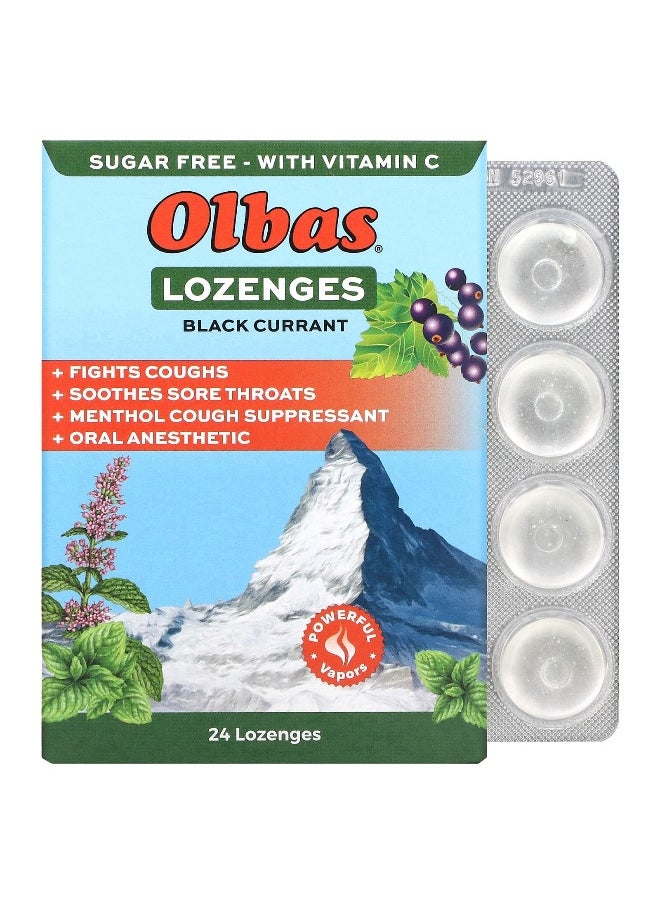 Olbas Therapeutic Olbas Therapeutic, Lozenges, Black Currant, 24 Lozenges  - Image 1