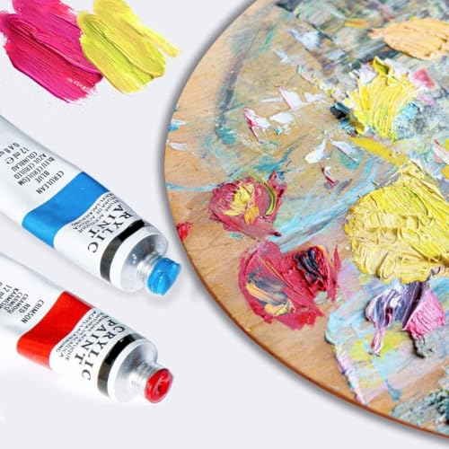 Corslet Acrylic Paint Tubes Set of 12 Colors (12ml Each) | Multi Color Acrylic Paint Set | Non-Toxic Paint Set For Artists, Kids & Adults | Creative Paint Ideal For Canvas, Painting, & Posters - Image 2