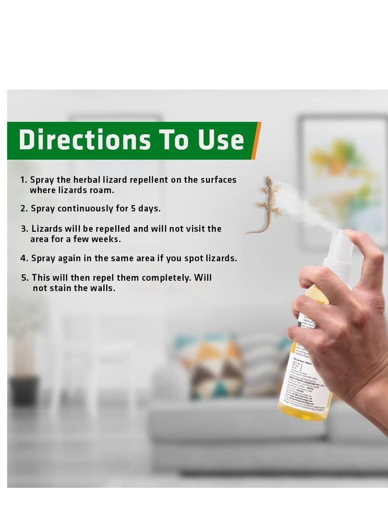 Herbal Strategi Lizard Repellent Spray, 100ml - Image 5
