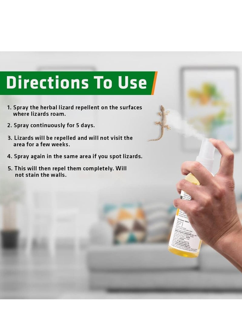 Herbal Strategi Lizard Repellent Spray, 100ml - Image 2