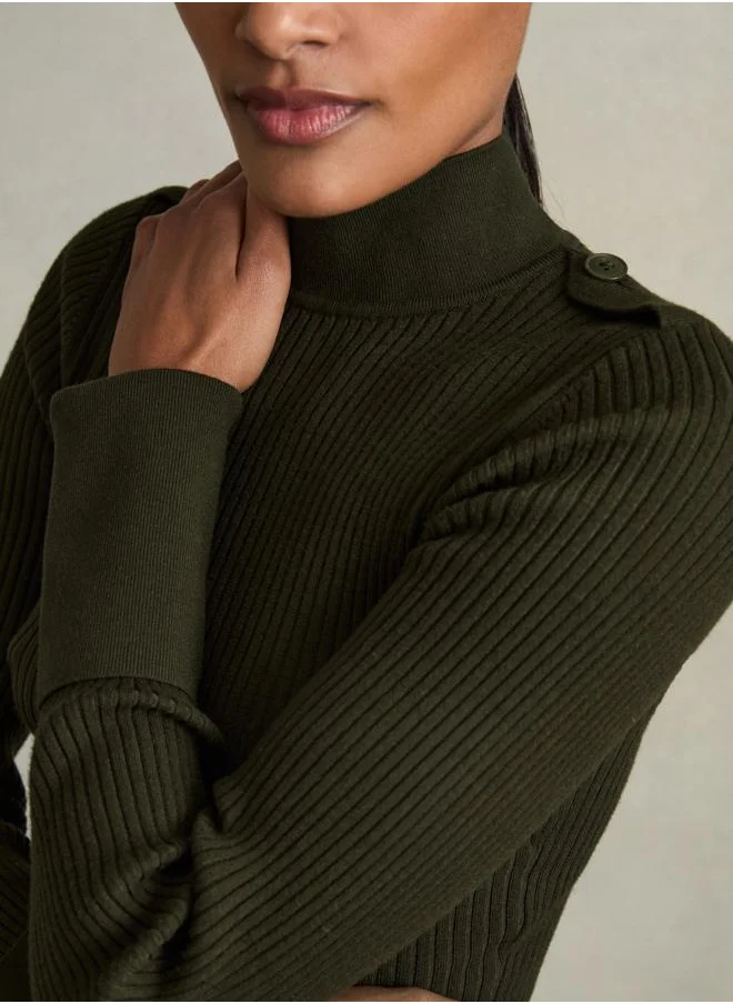 REISS Mock Neck Jumper