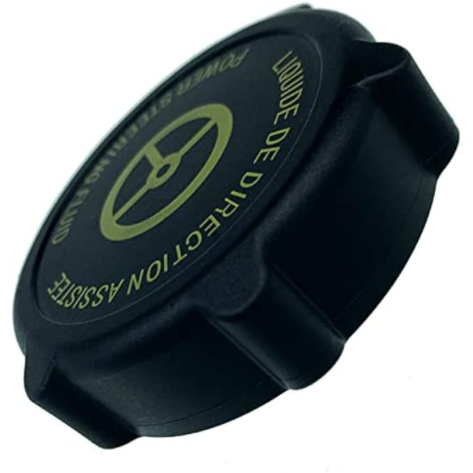 rayihni Power Steering Oil Fluid Reservoir Tank Cap Cover For Ford Focus Fiesta Fusion Ka Mondeo Escort CMax Galaxy Transit Tourneo  Land Rover LR2 Power Steering Pump Cap Replace 97BG3A006BA LR000758 - Image 2