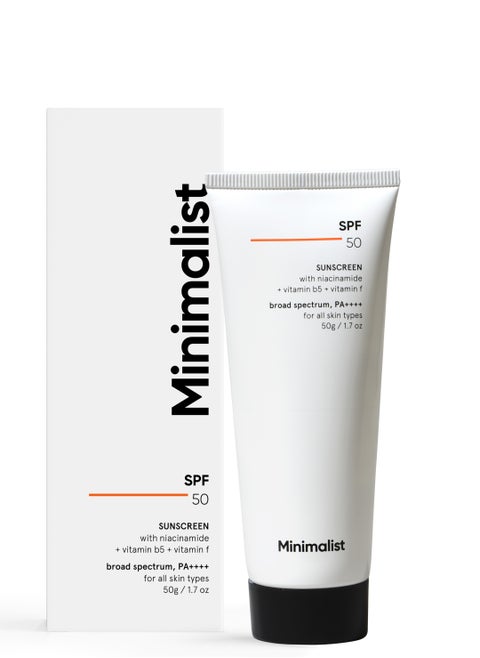SPF 50 Sunscreen PA++++ Broad Spectrum| UVA/UVB Protection with Niacinamide Sun Cream for Men & Women