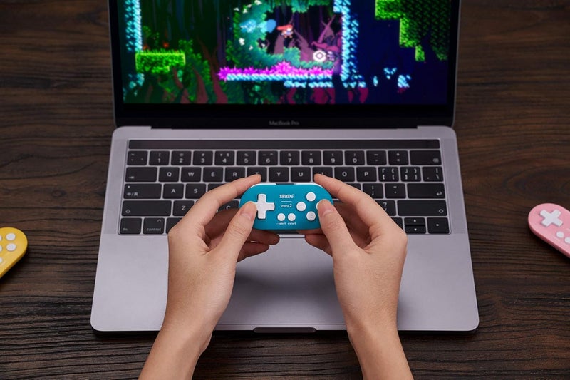 Nargos 8Bitdo Zero 2 Bluetooth Key Chain Sized Mini Controller for Nintendo Switch, Windows, Android and macOS (Turquoise Edition) - Image 4