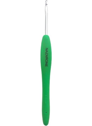 TıkTık AL TıkTık BUY Knitting Wool Crochet Hook with Silicone Handle Size 4 