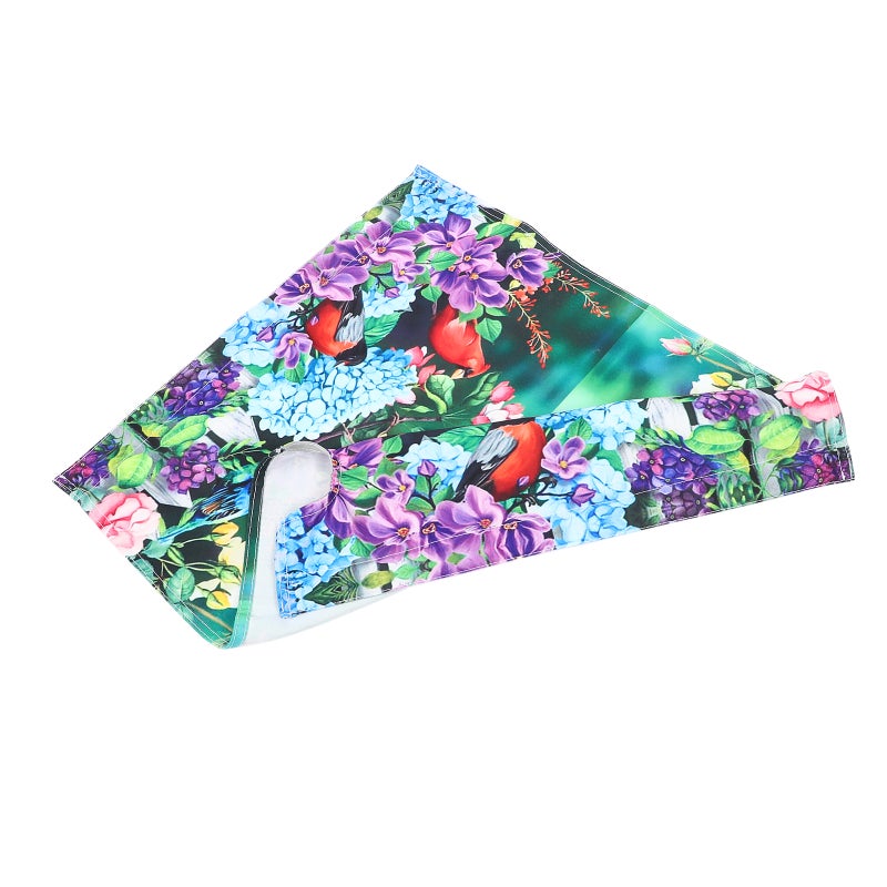 Decorative Mailbox Cover Flower Birds Pattern Mailbox Protective Cover Garden Letter Box Cover for DIY - Image 1