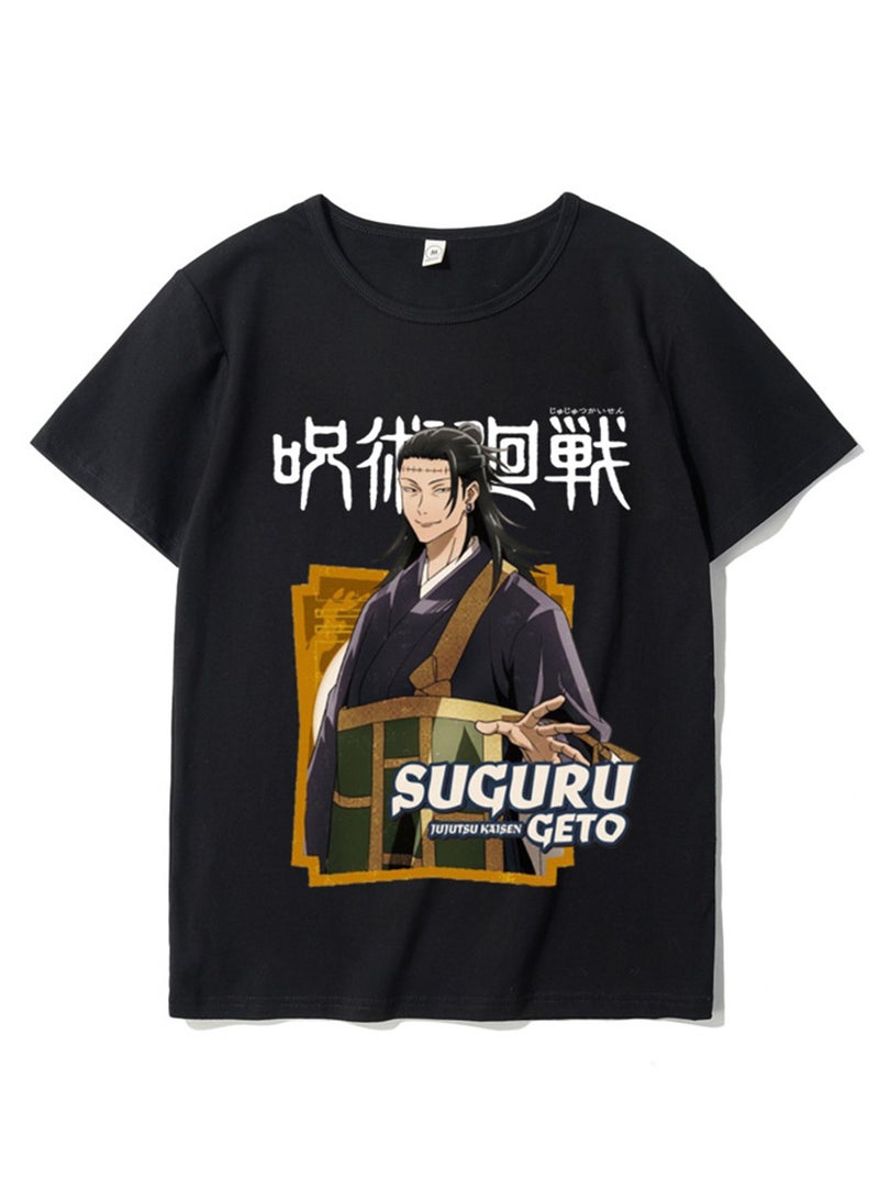 Anime cartoon Jujutsu Kaisen for adults and children 3D digital printing personalized breathable T-shirt - Image 1