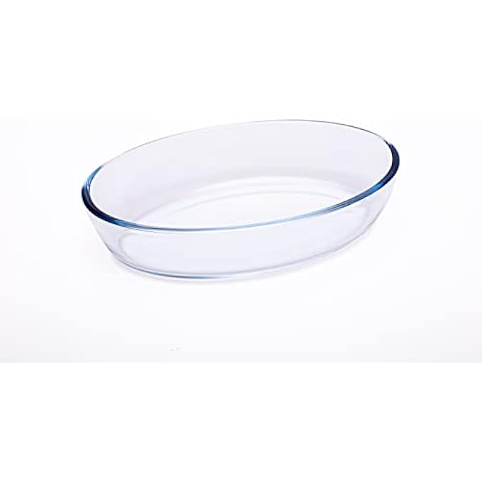 TALIONA Oval Glass Baking Dish  07 Liter Clear Borosilicate Glass Tl2213511 - Image 1
