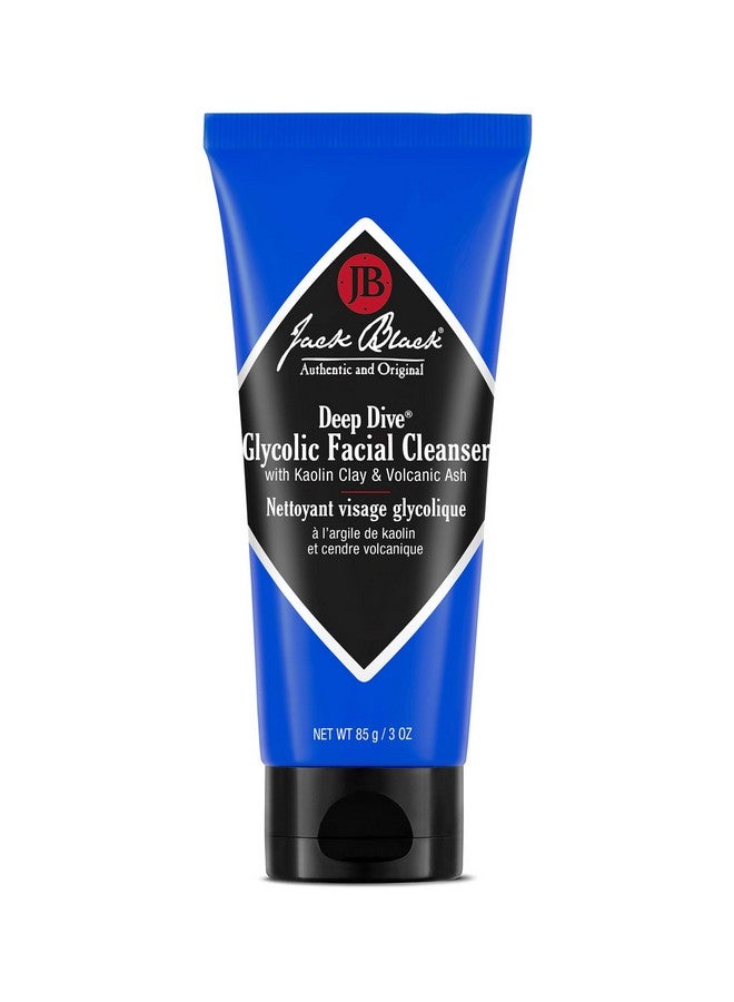Jack Black Deep Dive Glycolic Facial Cleanser 3 5 And 10 Fl Oz Claybased Cleanser Purescience Formula Facial Cleanser And Mask Recommended For Normal Dry Or Oily Skin Glycolic Acid - Image 1
