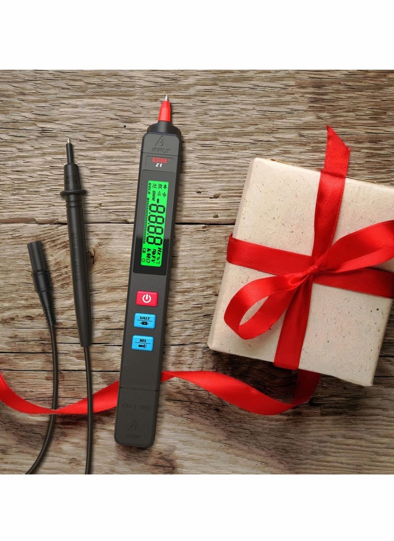 Y&D - Digital Multimeter Pen, 3-Results Display Portable Smart Auto Range Voltmeter Resistance Continuity Frequency V-Alert Live Check AC/DC Voltage Tester with Flashlight - Image 1