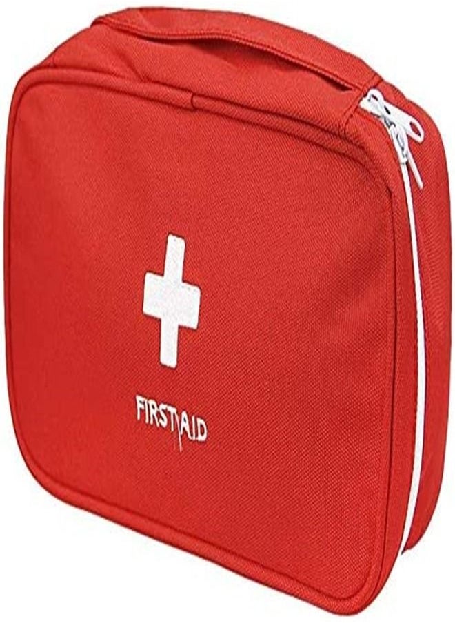 Goolsky Goolsky First Aid Kit Bag Empty for Home Outdoor Travel Camping Hiking, Mini Empty Medical Storage Bag Portable Pouch (Red)  - Image 1